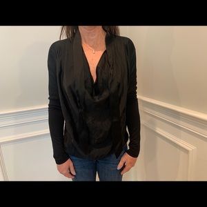 Gold Hawk Black Long Sleeve XS